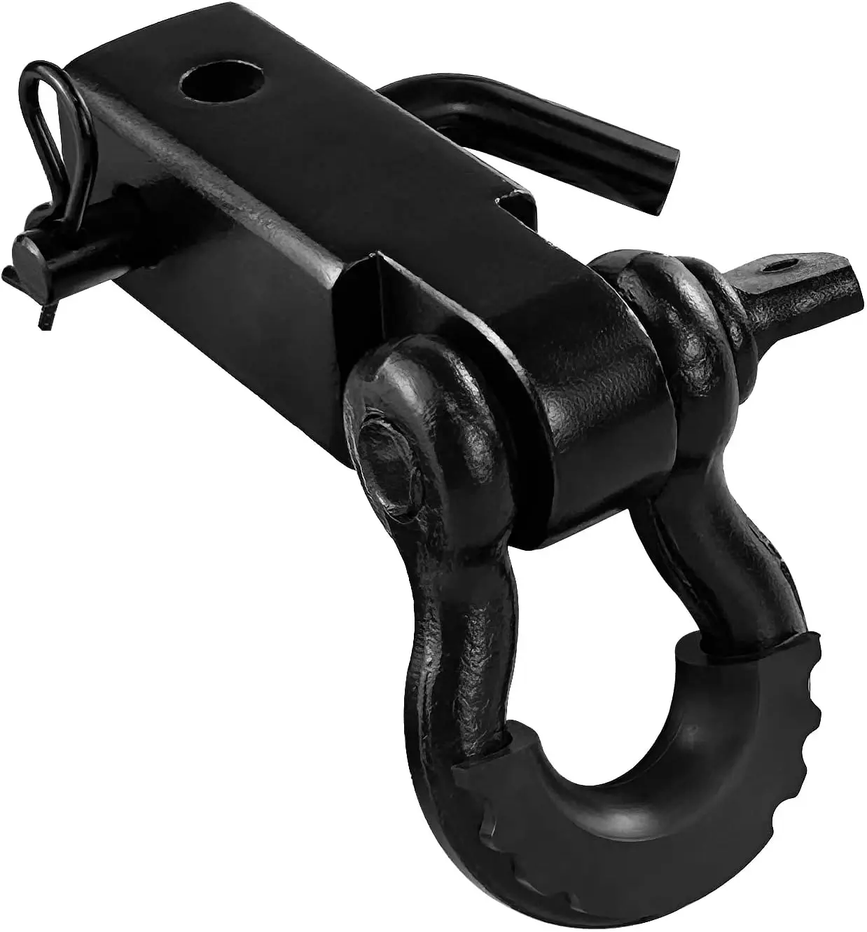 

2' Tow Hitch Receiver with 5/8' Screw Pin, 3/4 Shackle, 45000Lbs Heavy Duty Kit for Vehicle Recovery Off-Road