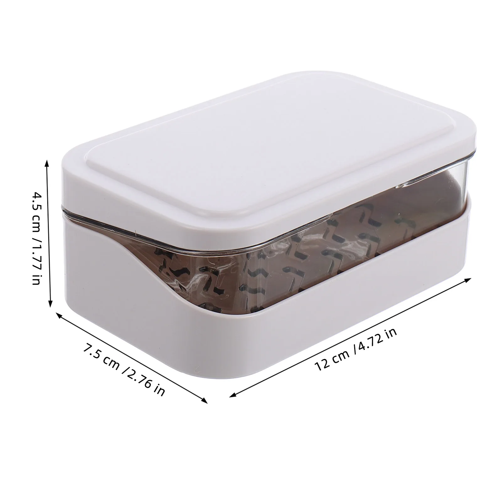 

Draining Hollow Bottom Compact Size Bathroom Soap Box Storage Soap Storage Rack Rack