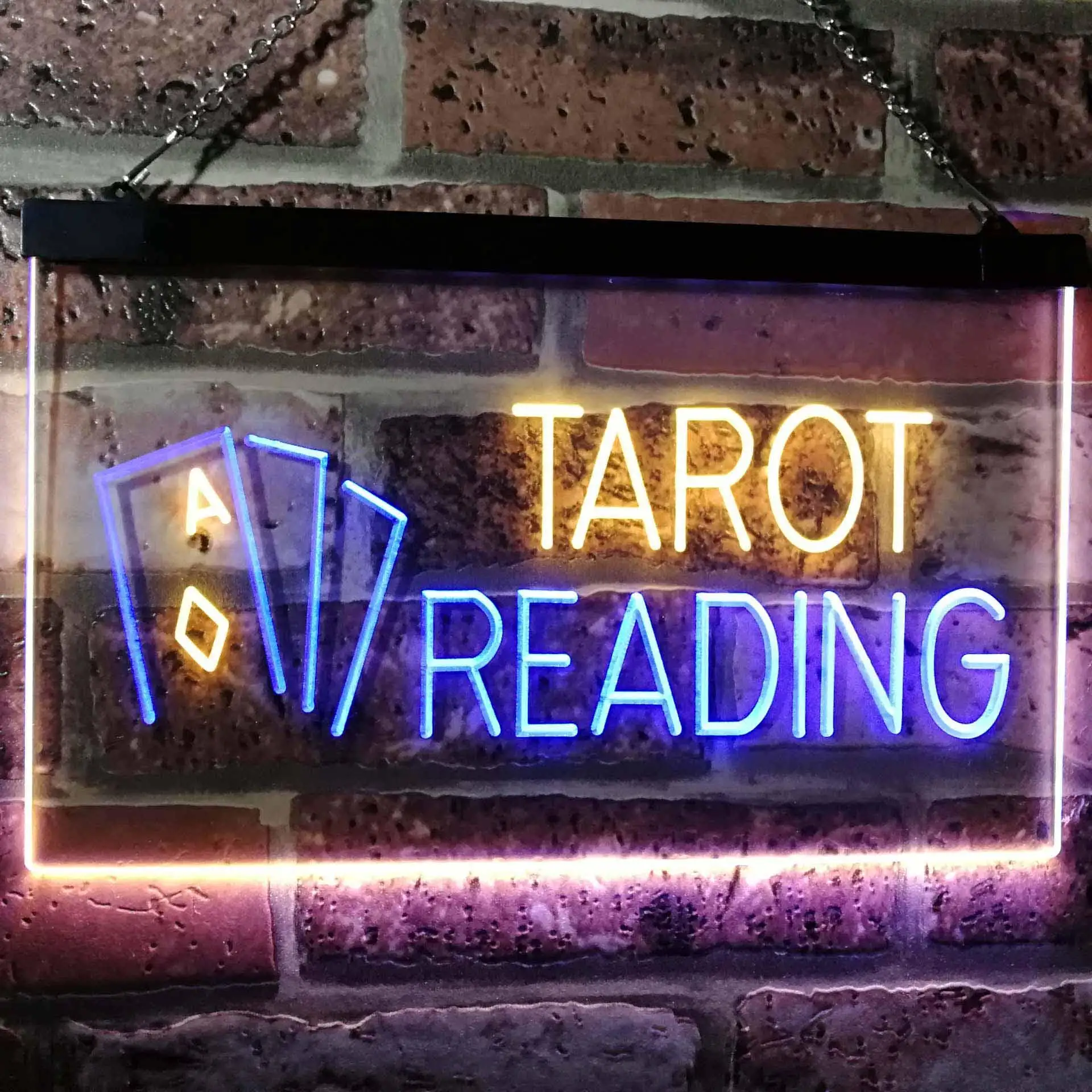 Tarot Reading Dual-color LED Neon Sign st6-i0446