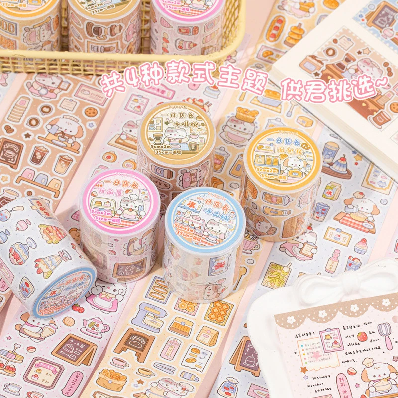 1 Roll Cute Cartoon Washi Tape - đánh giá và giá Washi Tape Set