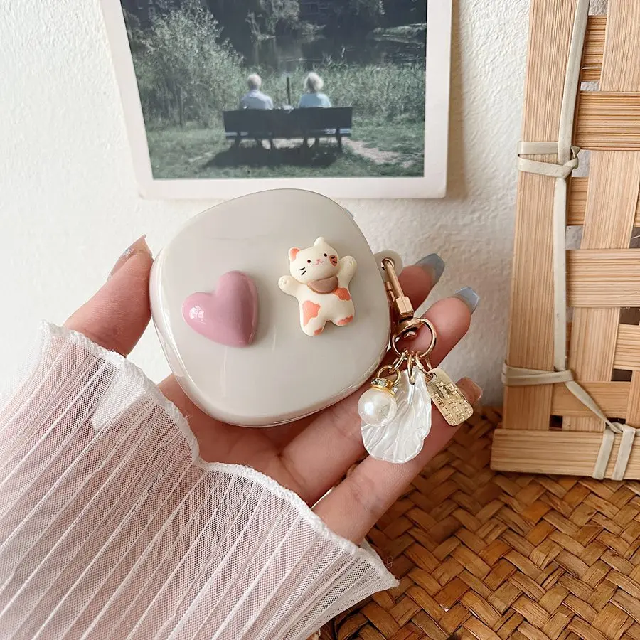 Do etui QCY T13 Cute Cartoon Bear i silikonowa bezprzewodowa osłona słuchawek Bluetooth do etui qcy T13