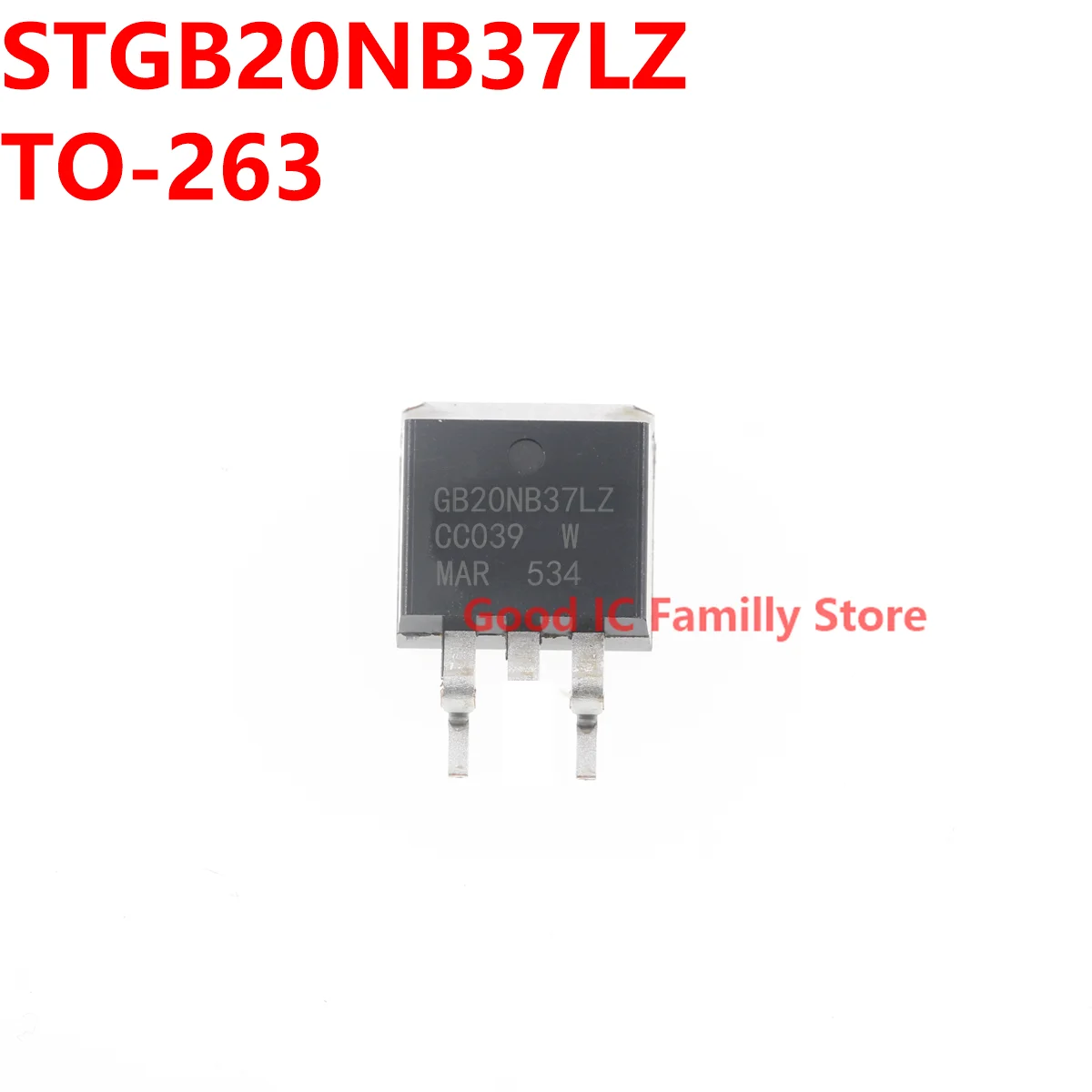 

10PCS STGB20NB37LZ TO-263