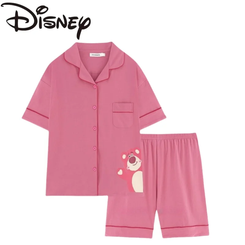 

New Disney Cotton Pajamas Cartoon Lotso Casual Loungewear Cool Can Be Worn Outside Girls' Holiday Gifts Casual Fashion
