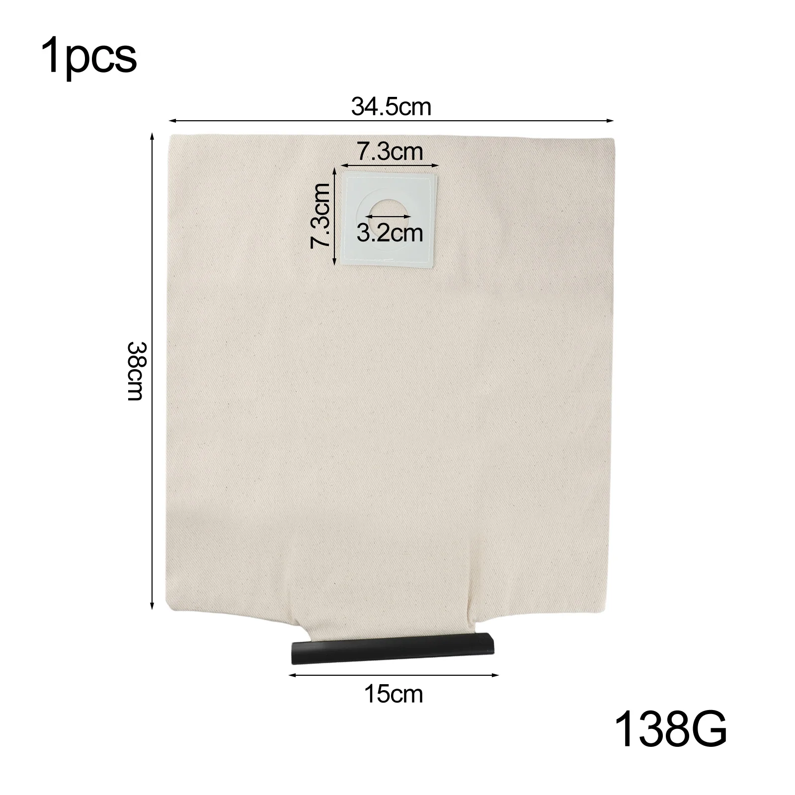 Kantong Debu Yang Dapat Digunakan Kembali untuk Trayfor Dirancang untuk Nilfisk VP100 VP200 VP300 Bagian Pengganti Penyedot Debu Kantong Debu Kanvas
