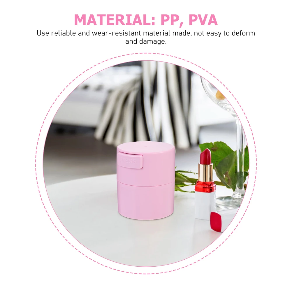 

2Pcs Eyelash Glue Jar Sealed Storage Box Tank Extension Supplies Wear-Resistant Material Adhesive Container