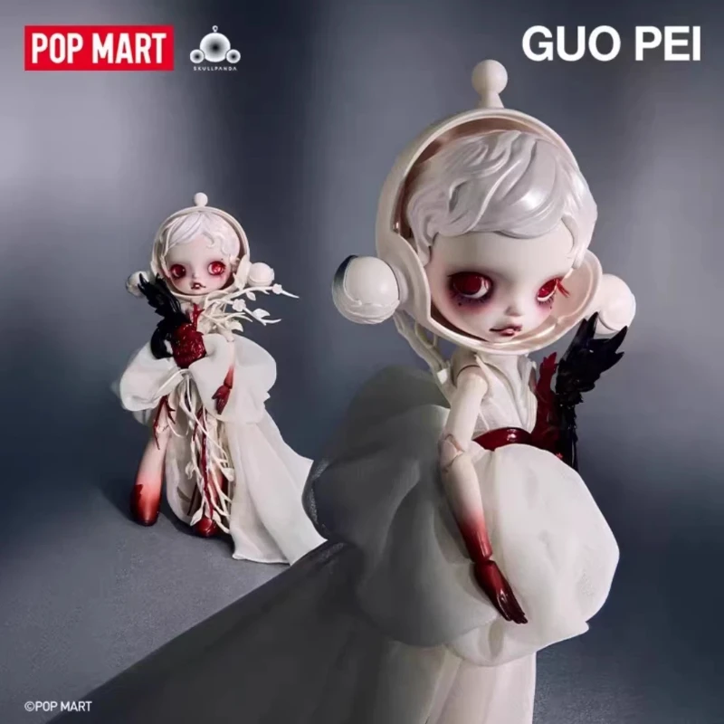 

POPMART Skullpanda × Guo Pei 1/6 Action Figure Home Decorations Art Toys Collect Ornaments Figure Doll Gift For Adult Blind Box