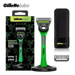 Gillette Labs Razor Aurora Series Men's Shaver Face Hair Removal Fast Smooth Shaving Machine Manual Razor Set with Stand