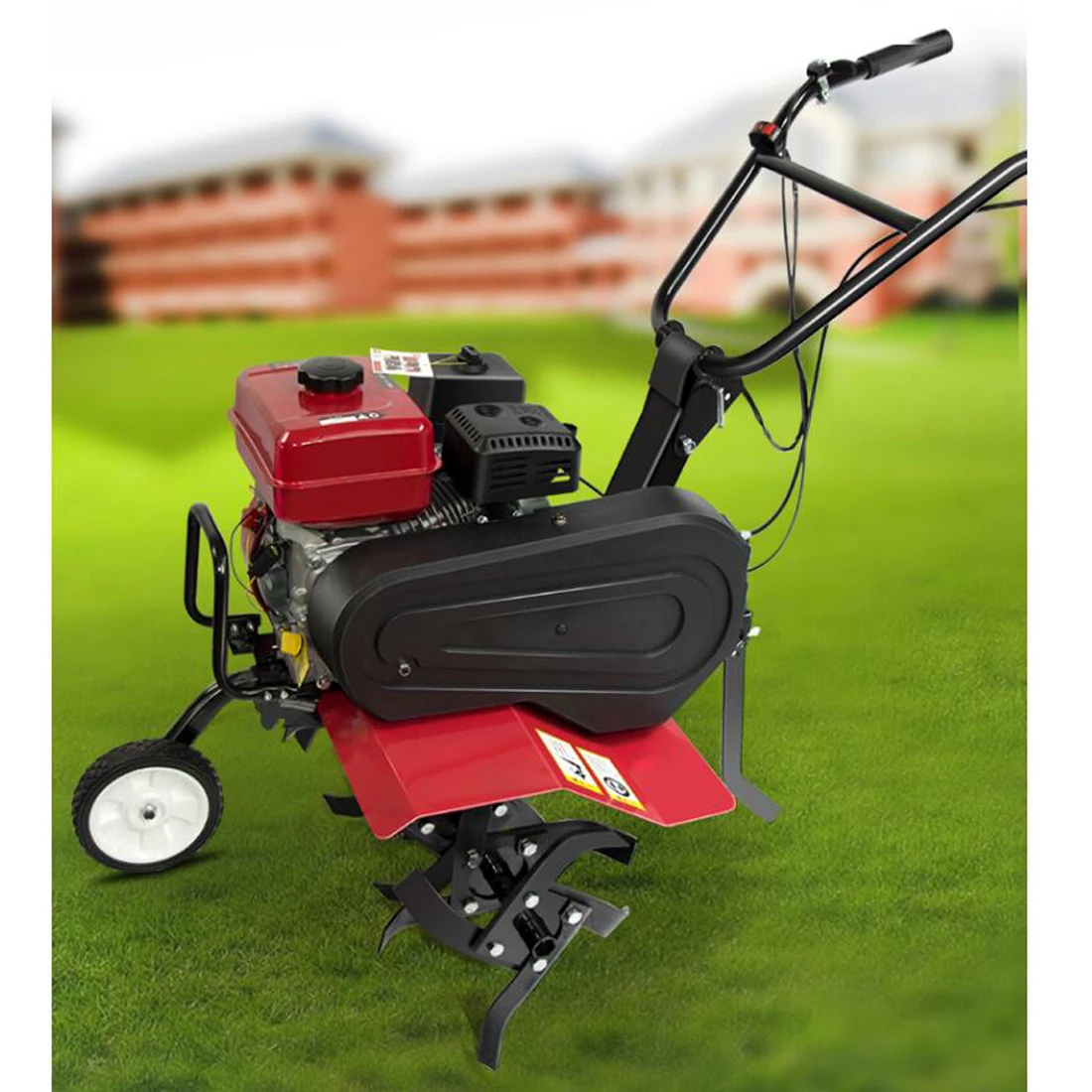 

Mini-Tiller Agricultural Machinery Diesel Gasoline Four-Wheel Rotary Tillage Trencher Soil Loosening Household