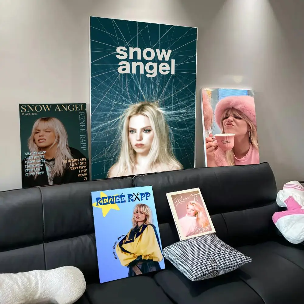 Pop Singer A-Actor Renee Rapp Poster Modern  Wall Art Aesthetic Minimalist Bedroom Decor Cafe Home Gift