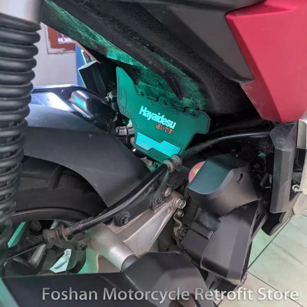 ملحقات تركيب الدراجة النارية Honda ADV 160 2022 2023 2024 adv160 حماية أجزاء الحاجز المطاطي