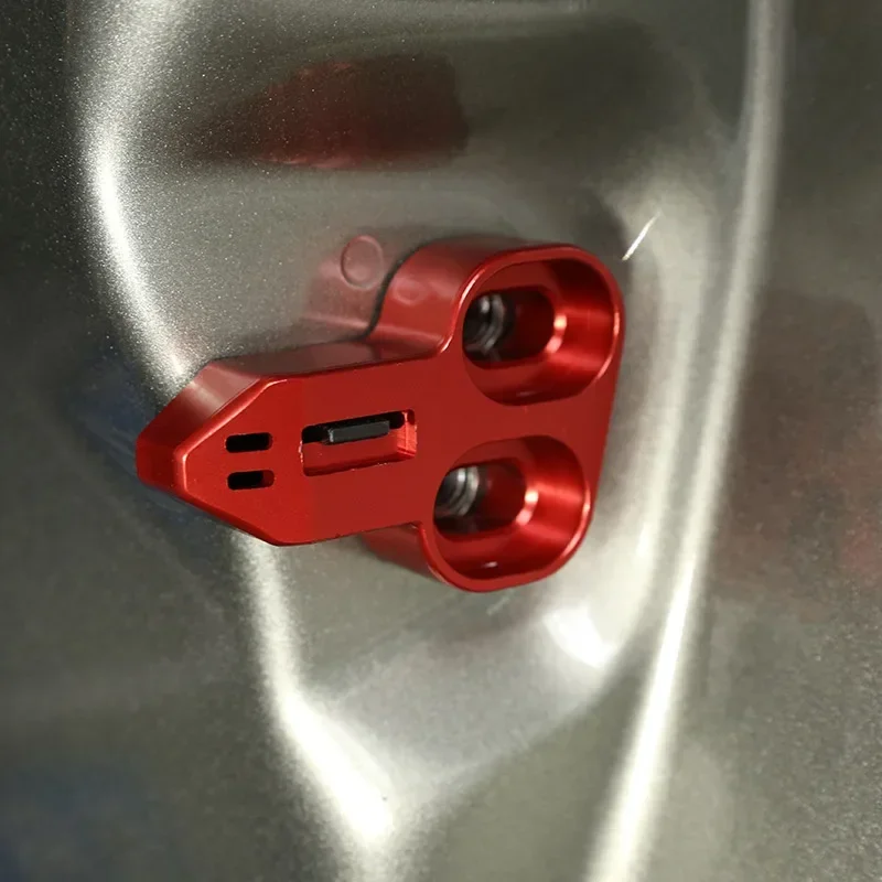 

Aluminum Alloy Red Car Tailgate Lock Cover For Land Rover Defender 90 110 130 20-2024 Car Accessories(Replacement Product)