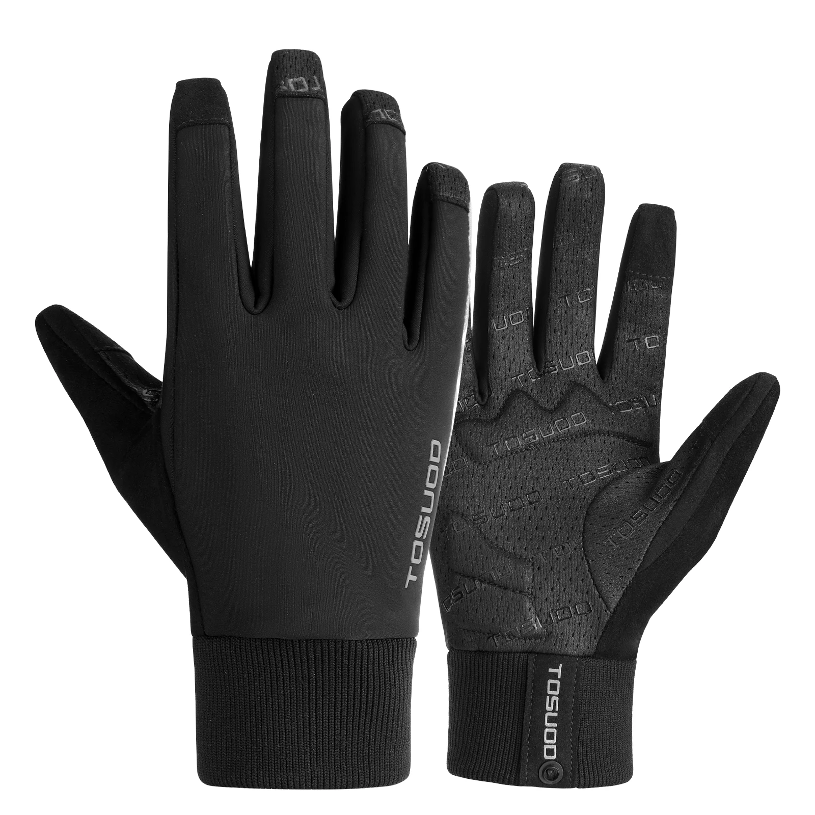 AliExpress TOSUOD Warm Cycling Gloves Non-Slip Wear Shock Proof Breathable Gloves Touch Screen Fleece Bike Gloves For Autumn Winter