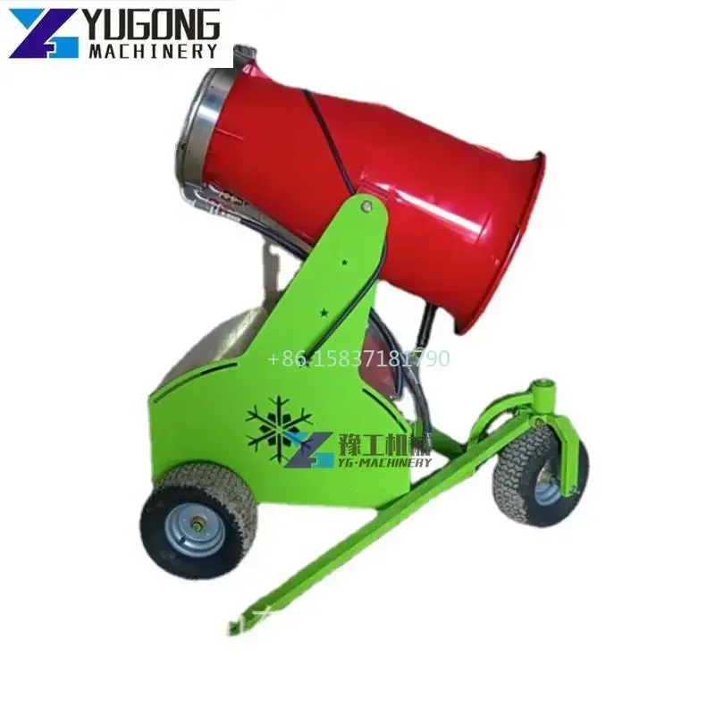 Children's Playground Snowmaker Snow House Snowdrifter Mobile Ski Resort 360 Degree Artificial Snow Sprayer Snow Making Machine