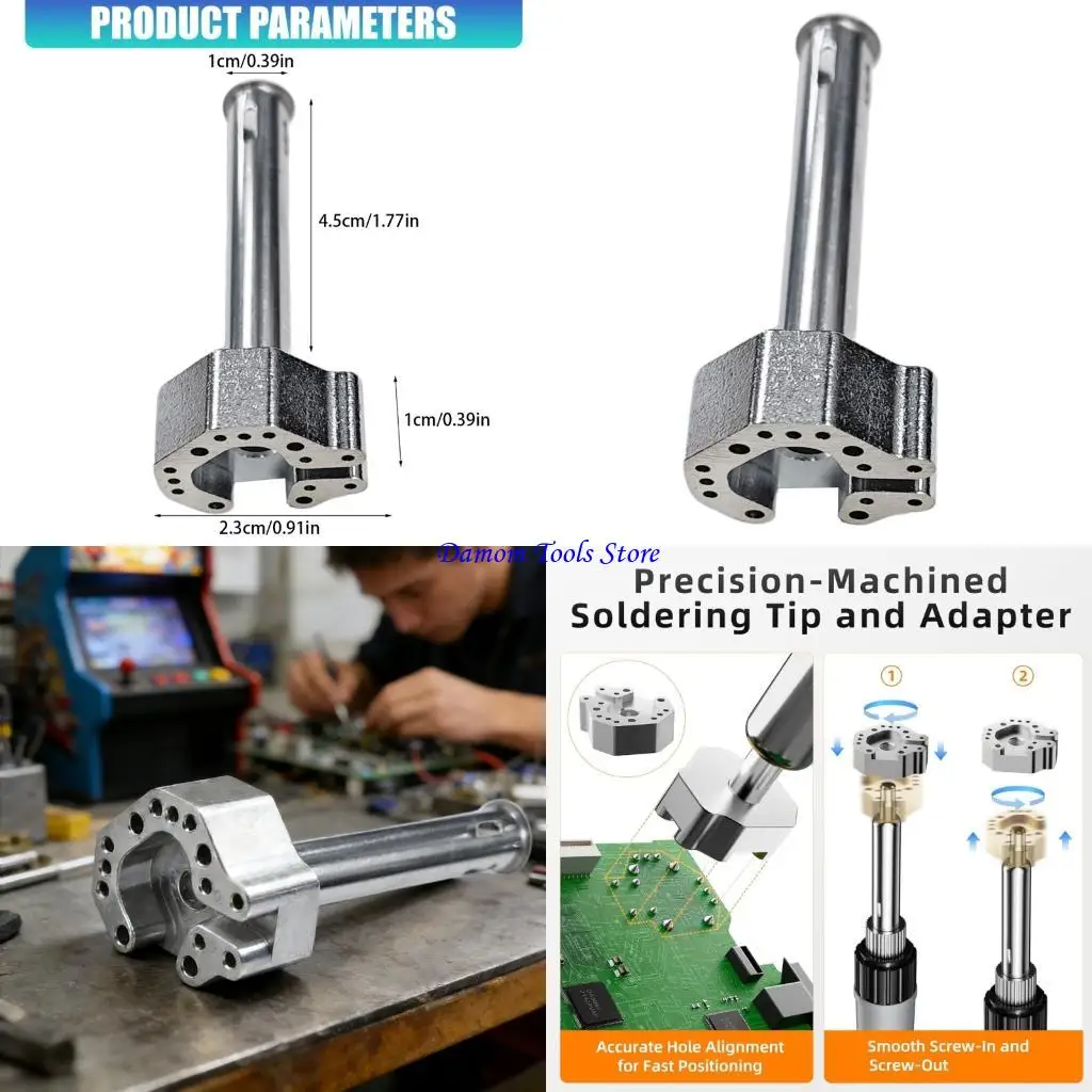 57BE Innovative Soldering Iron Tip For Exact Placement Rapid Installation On Well Known Video Game Systems Controller