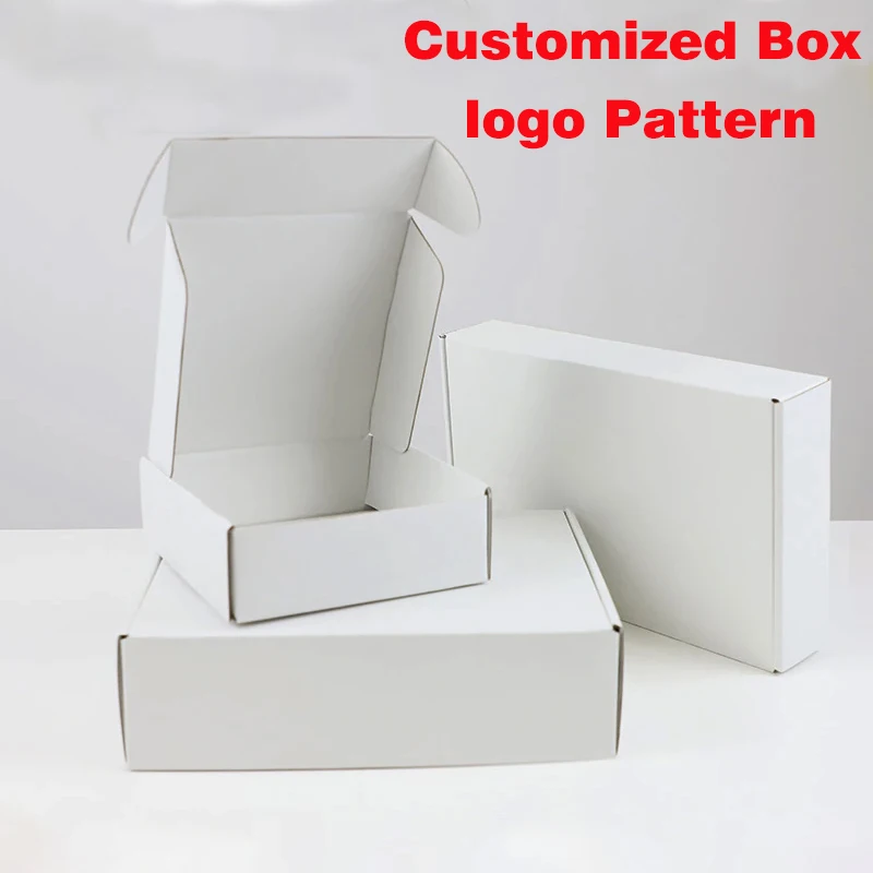 

White 3-Layer Cardboard Surprise Gift Box Lucky Mystery Box Custom Logo Foldable Present Packaging Box Wholesale