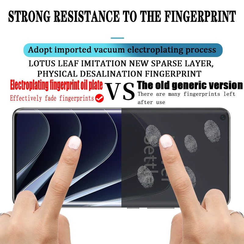 9000D ل Oneplus 11 9Pro 10Pro 8Pro 8 حامي الشاشة Oneplus7TPro 7Pro منحني الزجاج غطاء كامل انفجار واقية الزجاج المقسى #5