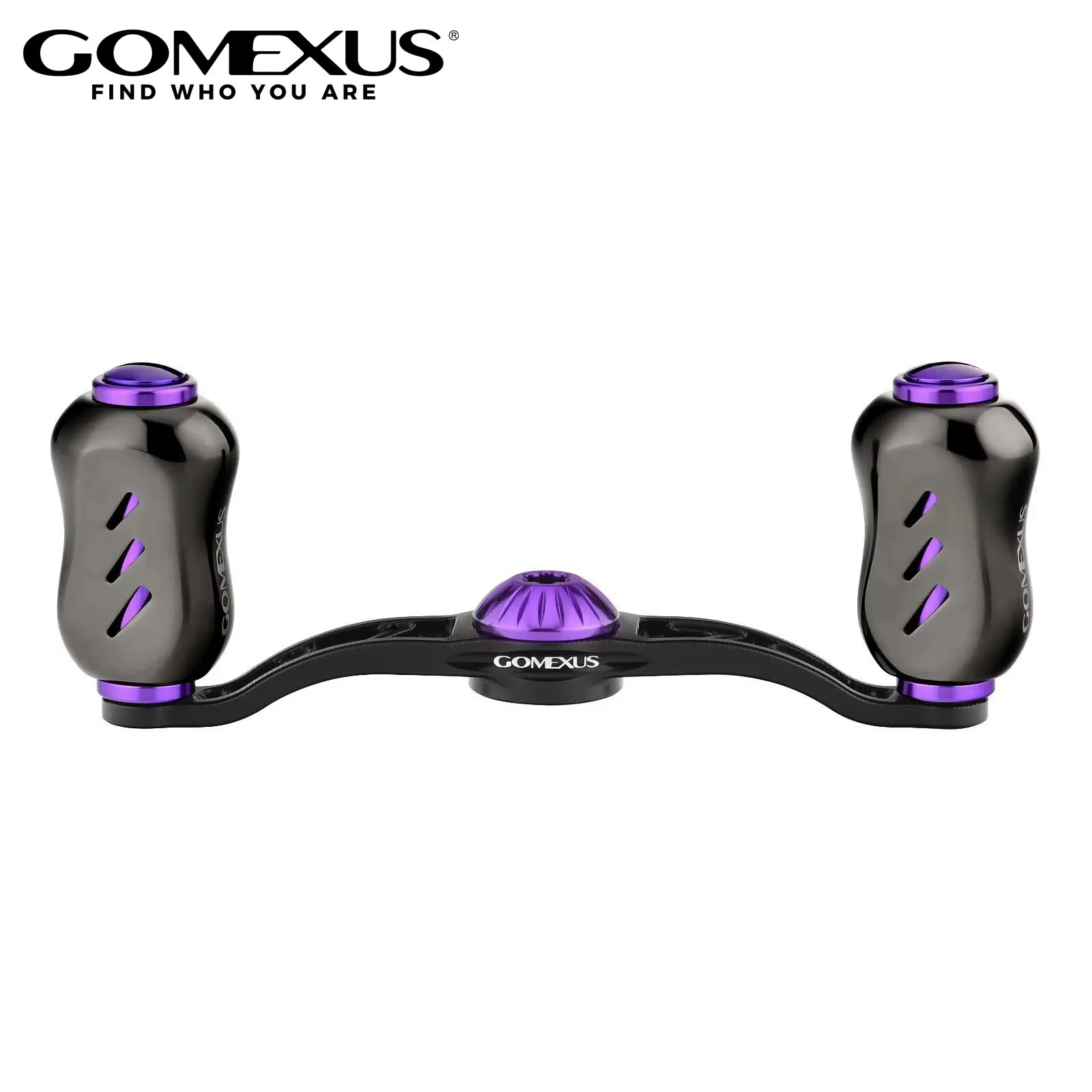 Manivela de Carretilha Gomexus 90mm com Botão de Titânio 22mm para Shimano Curado Aldebara Metanium Daiwa Steez Tatula Abu Revo