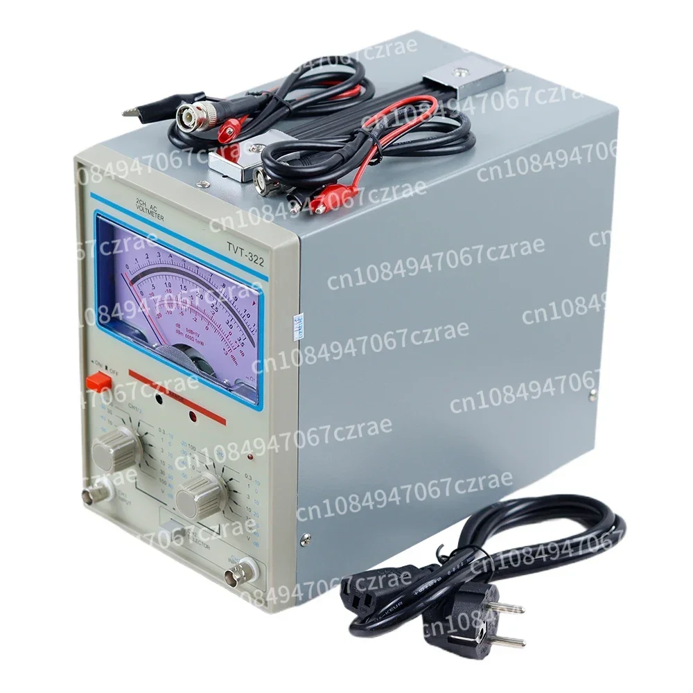 

TVT-322 Dual Needle Millivolt Meter Dual Channel AC Millivolt Meter Dual Channel 300uV-100V