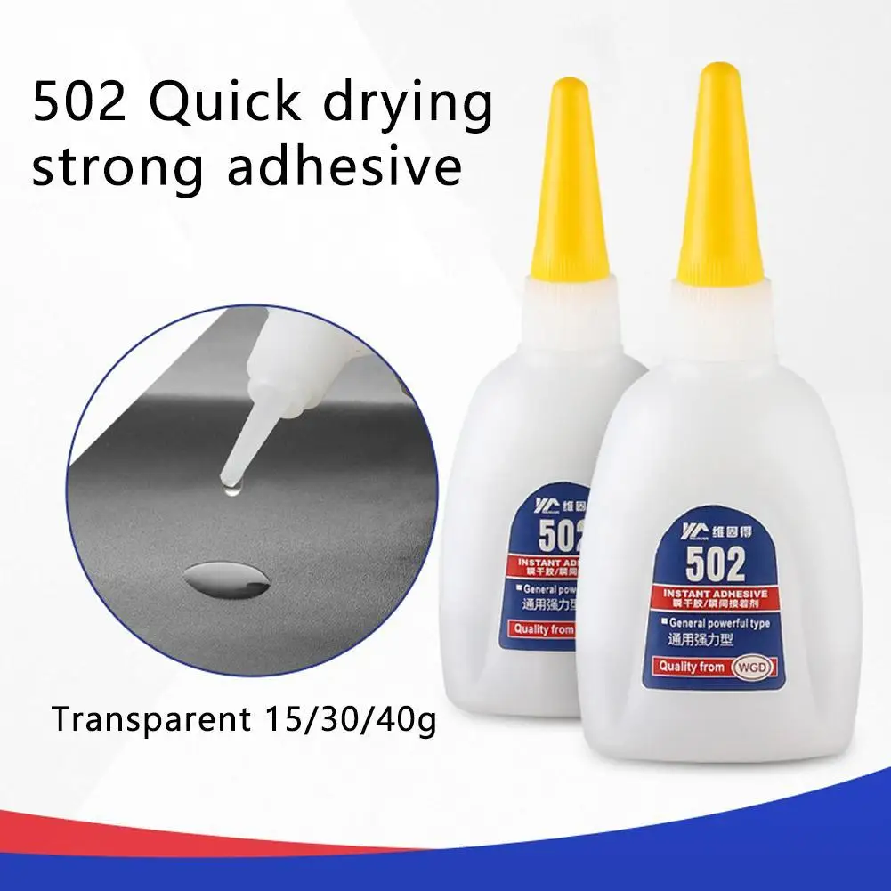 

502 Quick-drying Adhesive Glue Strong Leather Rubber Metal Multifunctional Adhesive Quick-drying Cyanoacrylate Glue