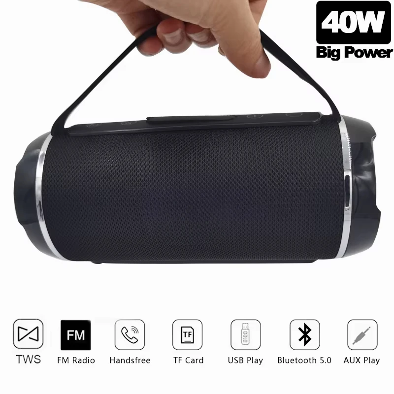 

2025 116C Wireless Powerful Bluetooth Speaker Box Outdoor Speakers Subwoofer Music Center BoomBox 3D Stereo Radio Smart Mini New