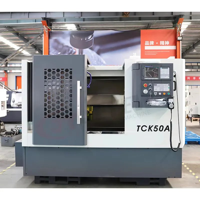 Factory Price Taiwan Ear Rail Hine Slant Bed CNC Lathe TCK50A