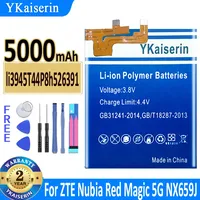 5000mAh YKaiserin Battery li3945T44P8h526391 For ZTE Nubia Red Magic 5G NX659J Replacement Bateria