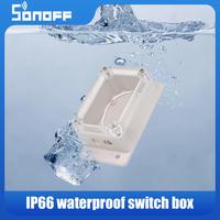 1-2pcs SONOFF IP66 Waterproof Switch Box Cover For Sonoff Basicr2 Basicr4 Rfr2 Water-resistant Dust Proof Case