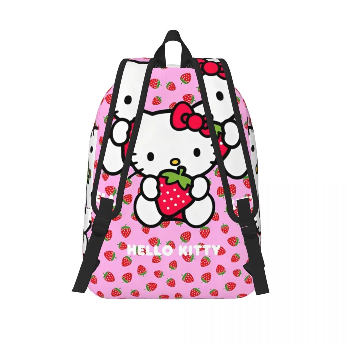 Hello Kitty Ransel Kartun Lucu Ransel Perjalanan Desain Anak Laki-laki Perempuan Tas Sekolah Menengah Tahan Lama Ransel Santai