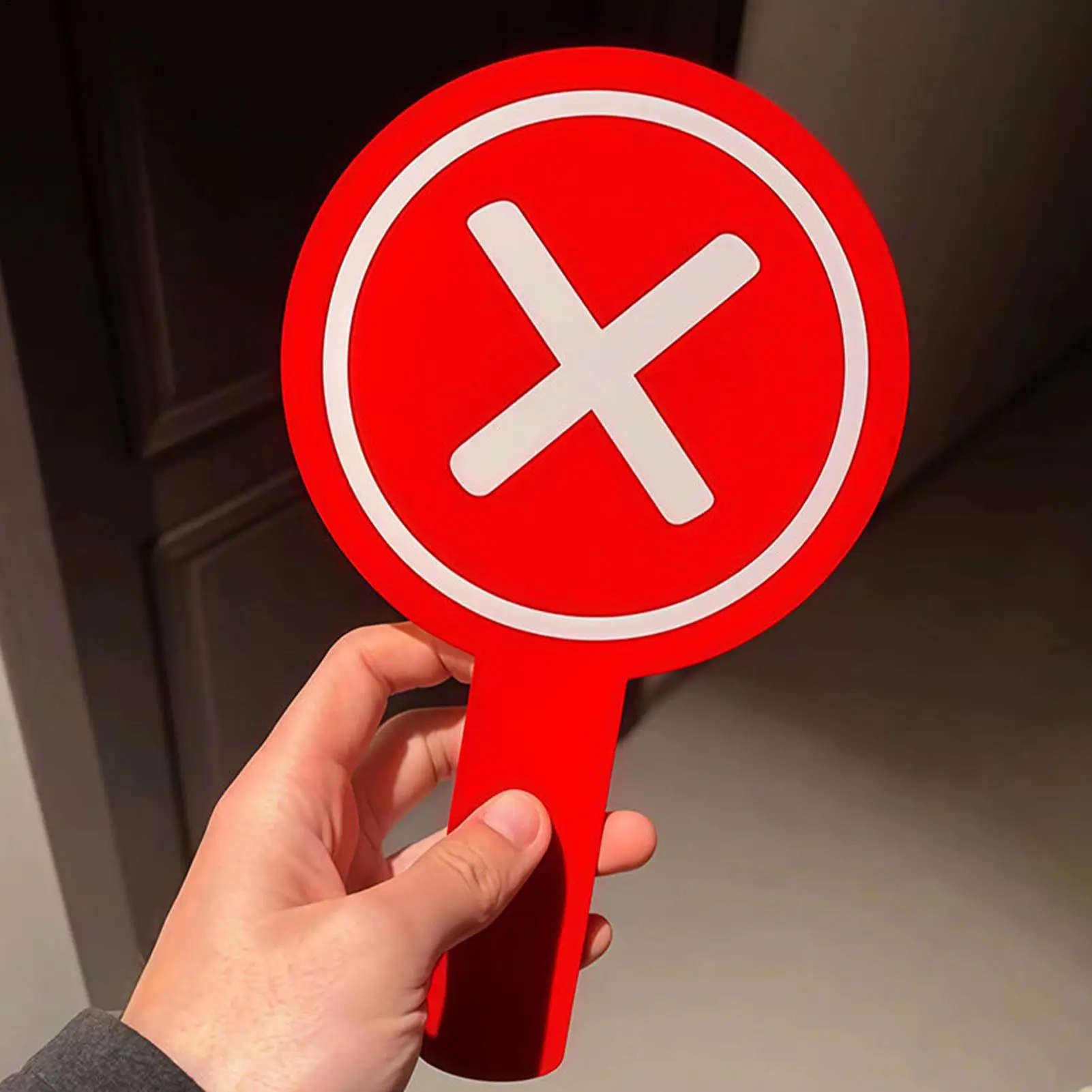 Voting Paddles Double-Sided Red-Green Response Signs Audience Voting Paddles For School Competition Party Game Family Judge