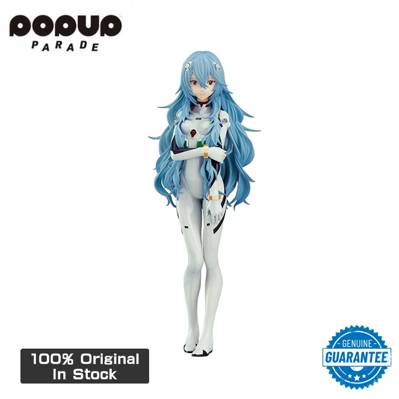 

Genuine Original POP UP PARADE 17cm Anime Rebuild of Evangelion EVA Rei Ayanami Long Hair Ver Action Figure Gifts Toy Model