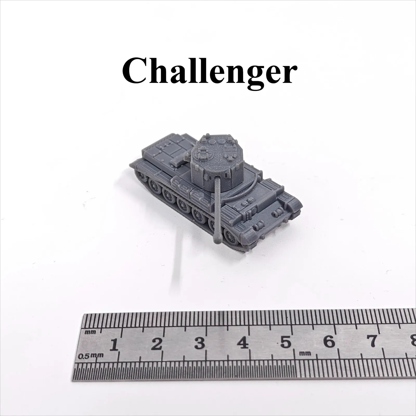 

Танк-разрушитель Challenger времен Второй мировой войны (Великобритания), 3D-печать, масштаб 1/144, миниатюрная модель танка, из смолы, под покраску