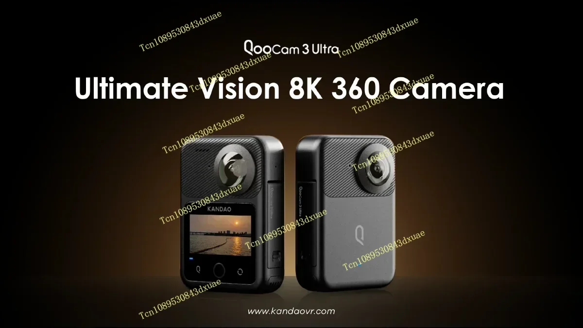 KanDao QooCam 3  360 Action ,8K Waterproof Sports  with Dual 1/1.7