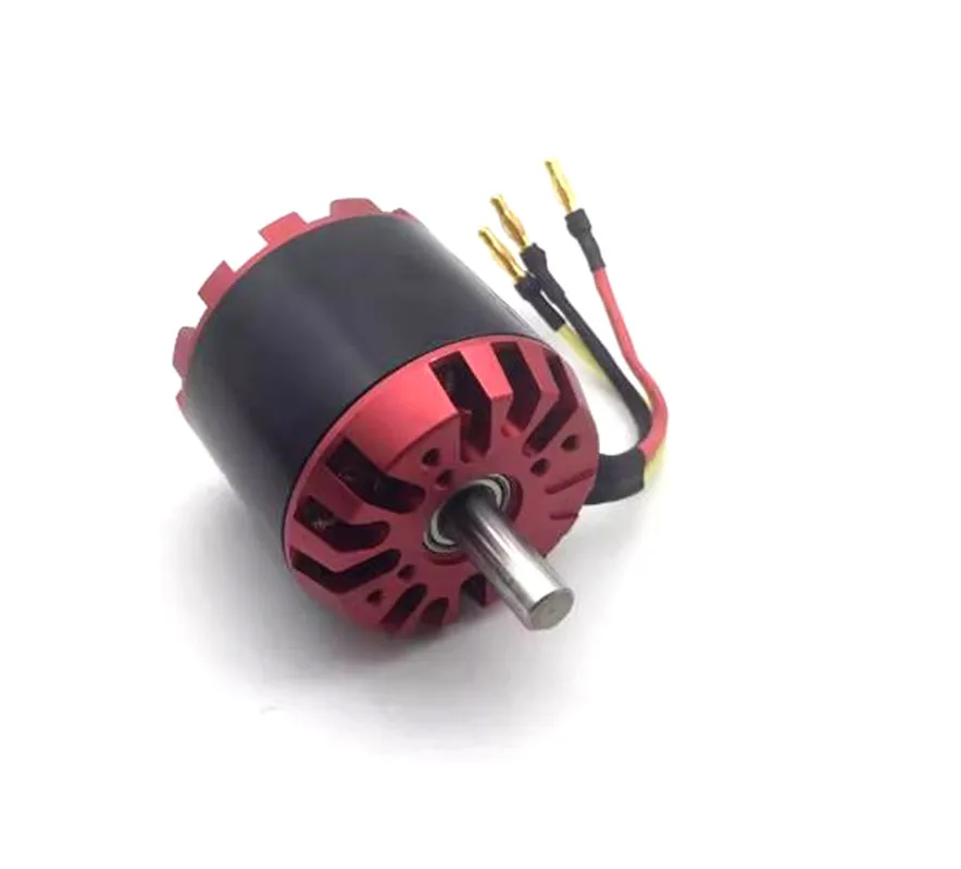 มอเตอร์ไร้แปรงถ่าน DC 6364 200kv สำหรับเครื่องบินบังคับวิทยุ รถสกู๊ตเตอร์ รถยนต์ไฟฟ้ากันระเบิด พร้อมรีโมทคอนโทรลปรับได้ แบบสี่ล้อ