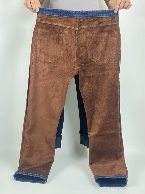 Рисунок 4 - Зимние мужские теплые эластичные джинсы 10XL