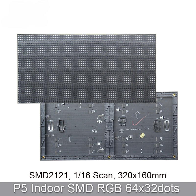 

BOTAI LED Panel SMD2121 P5 Indoor 64x32dots RGB Full Color 320x160mm LED Module Display Screen