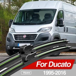 For Fiat Ducato 1995-2016 Front Windshield Wiper Blades 2pcs Windscreen Window Accessories 1996 2000 2009 2010 2011 2013 2015