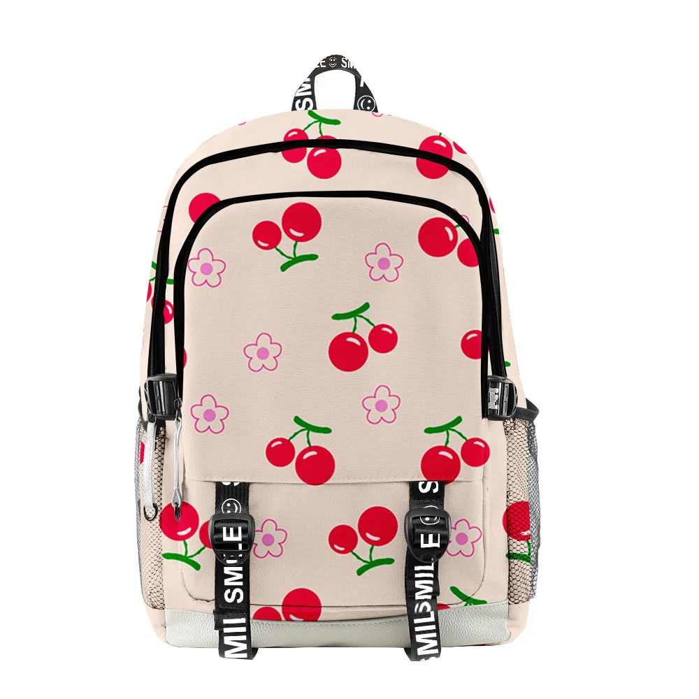 

Fashion Novelty Cool Fruit Student School Bags Unisex 3D Print Oxford Waterproof Notebook multifunction Travel Backpacks