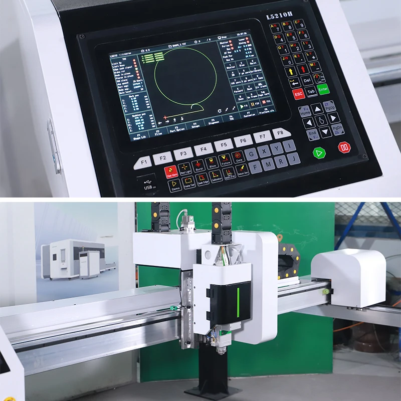 3/4 Akset CNC Lasermaskin for Metall - usage example