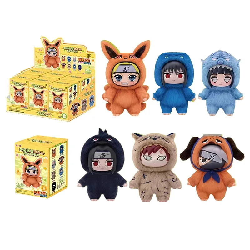 

New Bandai Naruto Blind Box Shippuden Party Series Stuffed Shippuden Plush Pendant Doll Figure Ornament Toy Collection Gift