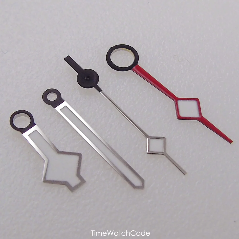 GMT Snowflake Watch Hands Modified Accessories for NH34 NH35 NH36 NH38 NH70 NH71 NH72 4R35/36 Movement Luminous 1PCS 2.2mm Hole