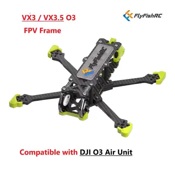 FlyFishRC Volador VX3 VX3.5 O3 FPV機架,3吋/3.5吋相容DJI O3航拍單元,RC FPV自由式配件 8 最佳銷售 3吋FPV機架 - №7