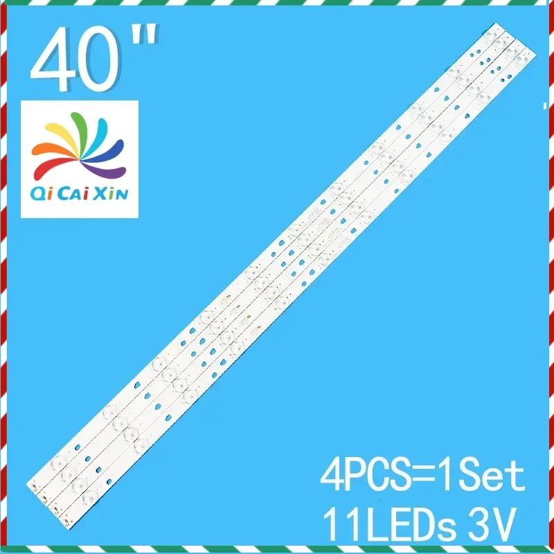 Nieuwe 4 Stks/partij 800Mm 11Leds 3V Voor Jvc 40 Tv Lt40e71 A Lsc400hn01 G01 Led40d11 Zc14 03 Zc14 01 LED40D11-ZC14-03 (B)