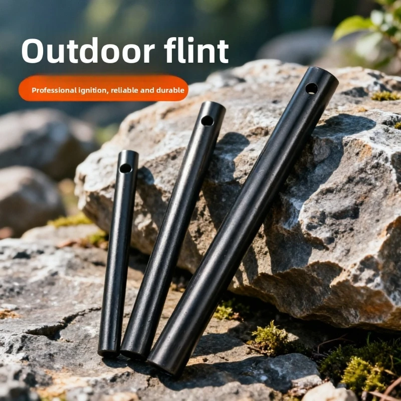 Magnesium Fire Starter Ferro Rod Scraper Flint Spark Survival Camping Emergency Outdoor Fire Striker Kit