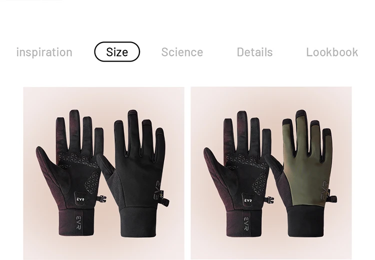 EVR Winter-Fahrradhandschuhe, winddicht, Fleece, Thermo-Vollfinger-Fahrradhandschuhe, Herren- und Damen-Fahrradhandschuhe für Rennrad, MTB, Outdoor-Sport – Detail 3
