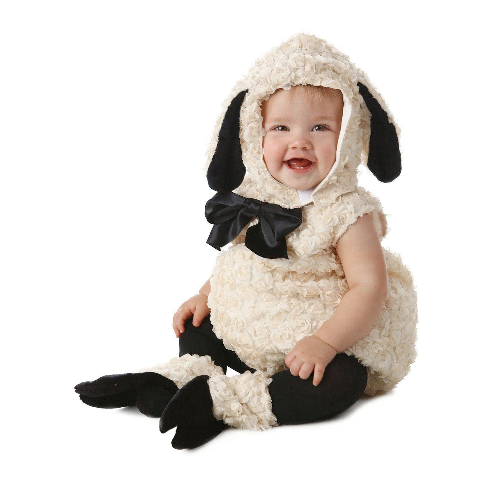 1-6Y Cute Baby Girls Lamb Costume for Toddler Kids Sheep Halloween Costume Animal Themed Cosplay Photography Party Costume