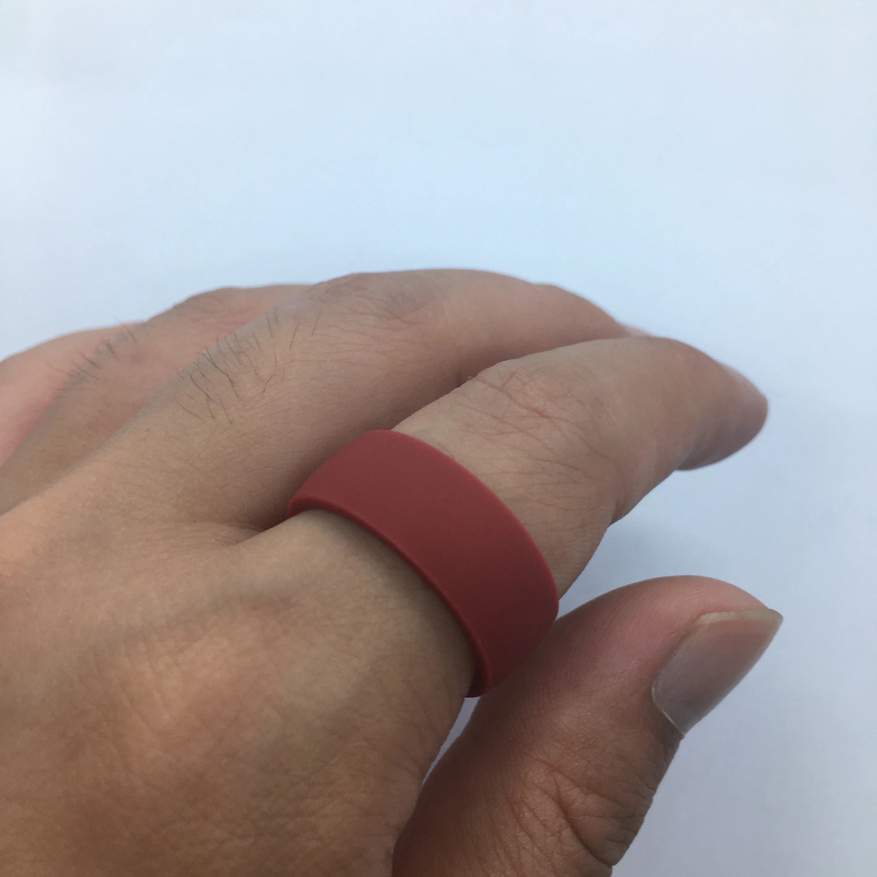 10 teile/satz Ring Set Sport Silikon Ringe für Männer Hochzeit Gummibänder Hypoallergen Flexible Finger Mode – Detail 7