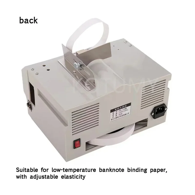 Banknote Tying machine Intelligent Induction Strapping machine 220V/110V Hot Melt Paper Belt Binding Machine