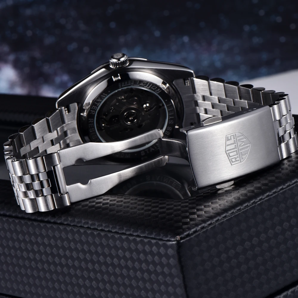 Men's Watch DD40NH35A Men's Luxury Automatic Mechanical Watch Rollstimi2024AR Sapphire Crystal Watch Men's 100 Meters Waterproof