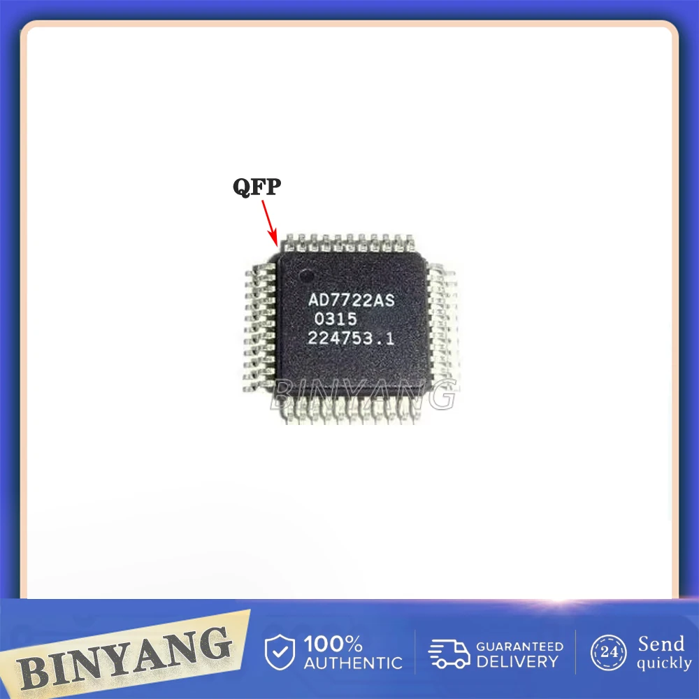 1PCS/lot AD7722ASZ  AD7722 QFP 100% new imported original IC Chips fast delivery