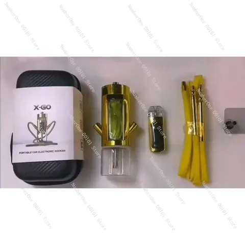 Rechargeable LED Hookah, Smart Electric Shisha Pipe with APP Control, Portable Hookah Pen for Home